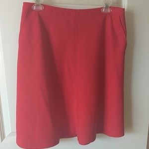 Stunning near-new red skirt